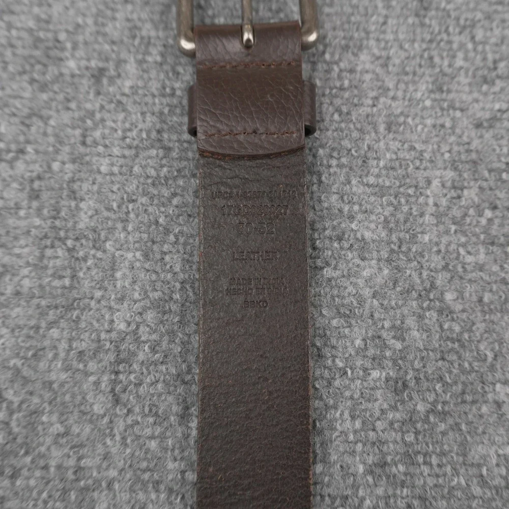 Dickies Leather‎ Belt Mens 50-52 Brown Pebbled Roller Buckle Utility 17GD020027